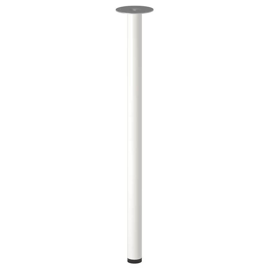 IKEA LINNMON Table Top White with ADILS White Legs 100X60