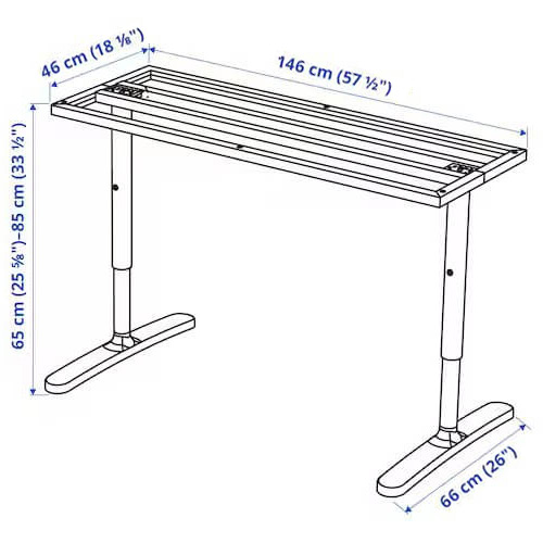 ikea BEKANT underframe for table top