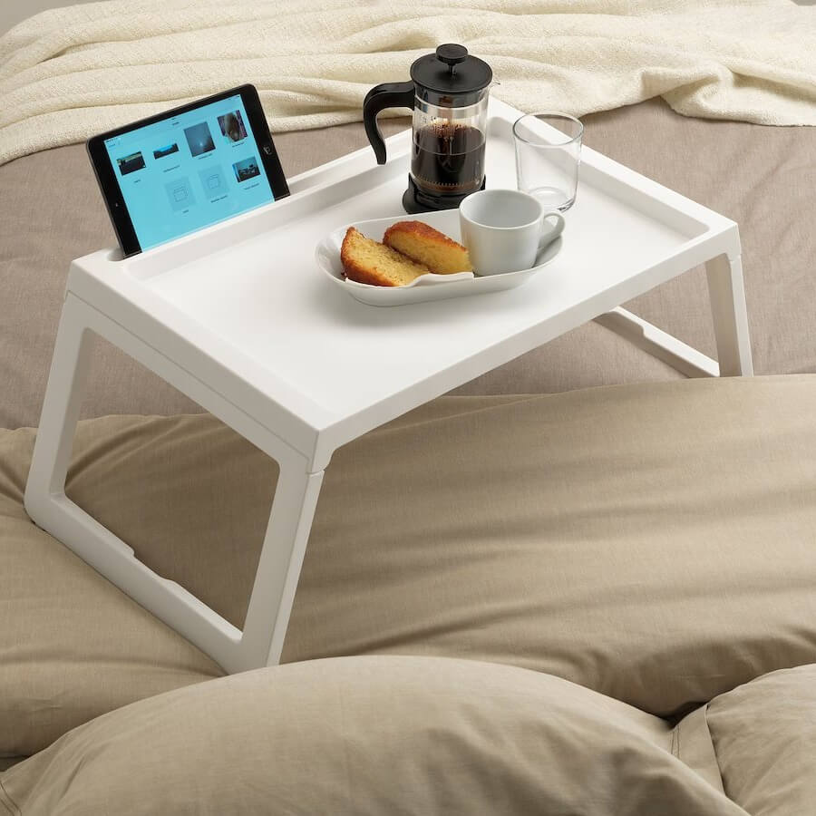 IKEA Klipsk Bed Tray, White
