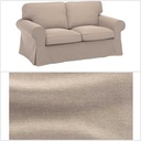 Ikea EKTORP Cover two-seat sofa, Tallmyra beige