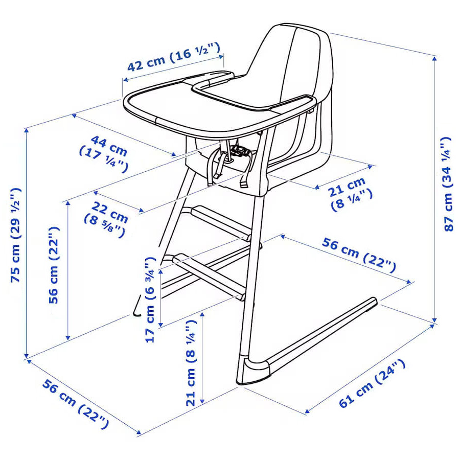 LANGUR Seat Shell for Highchair