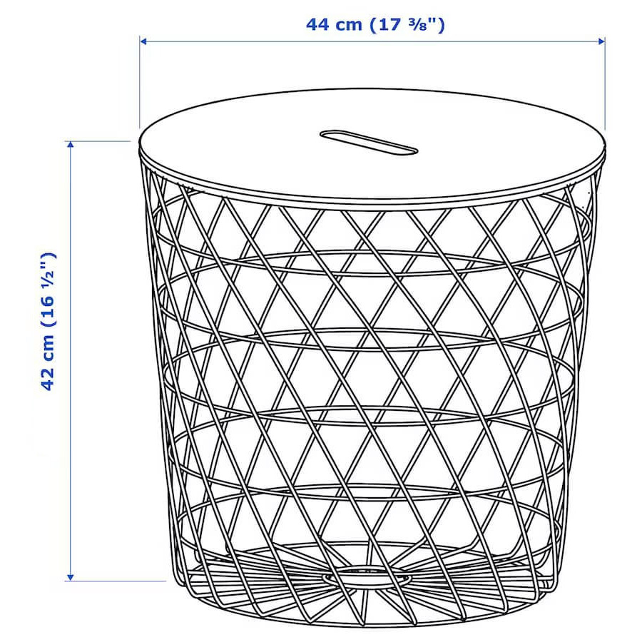 IKEA Kvistbro Storage Table, White