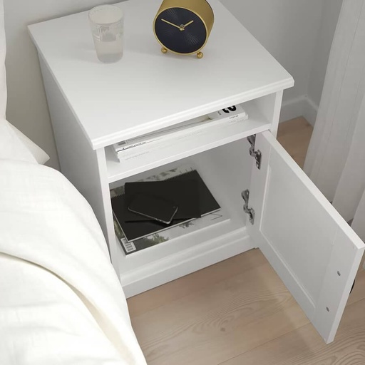 IKEA SONGESAND Bedside Table, White 42X40 cm