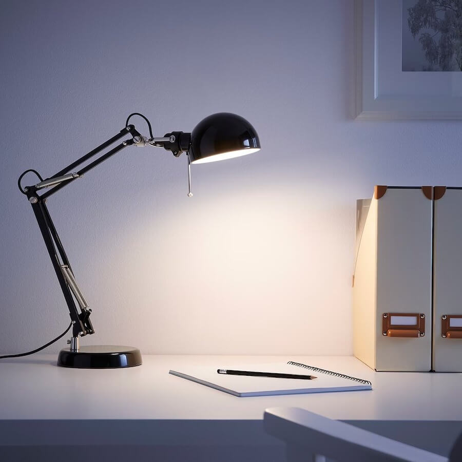 IKEA Forsa Work Lamp, Black