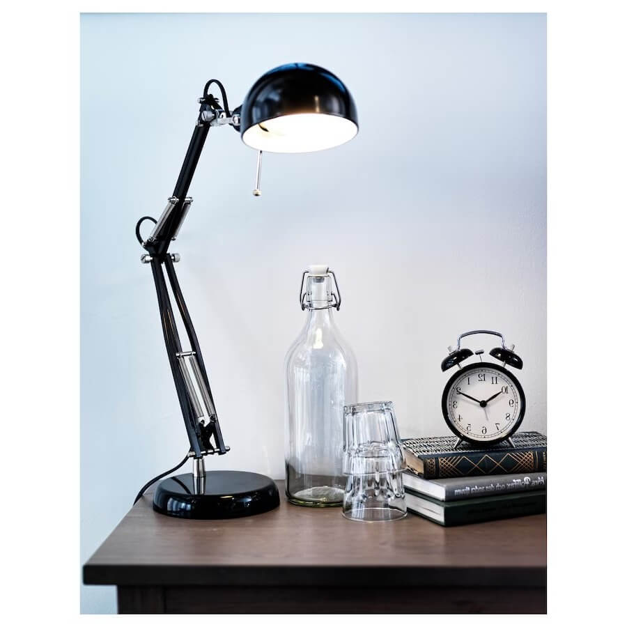 IKEA Forsa Work Lamp, Black