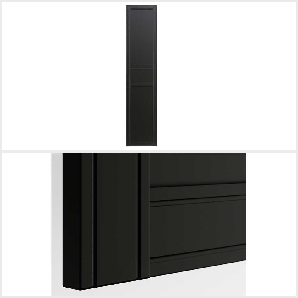 Ikea FLISBERGET Door with hinges, anthracite 50x229 cm