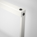 IKEA Grimsbu Bed Frame, White, Luröy,Single Bed,90X200cm-