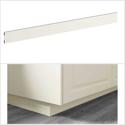 IKEA FORBATTRA Plinth, Off-white, 220X8 cm