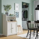 IKEA HAUGA Cabinet with 2 Doors White 70X116 cm