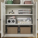 IKEA HAUGA Cabinet with 2 Doors White 70X116 cm