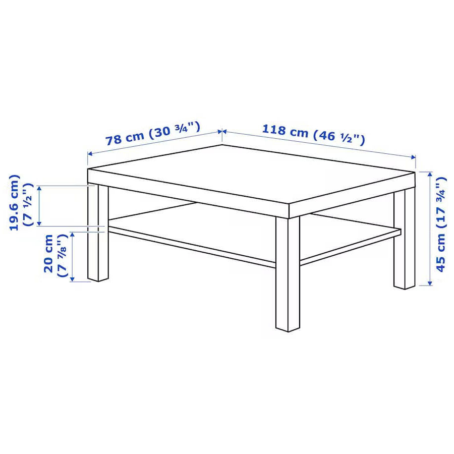 IKEA Lack Coffee Tables 118X78cm-