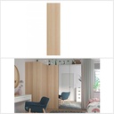 Ikea FORSAND Door with hinges, white stained oak effect 50x195 cm