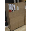 Ikea GALANT Cabinet with doors, white stained oak veneer 80x120 cm