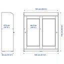 HAUGA Glass-Door Cabinet