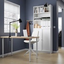 IKEA LAGKAPTEN - OLOV Desk White Stained Oak Effect-White 120X60 cm
