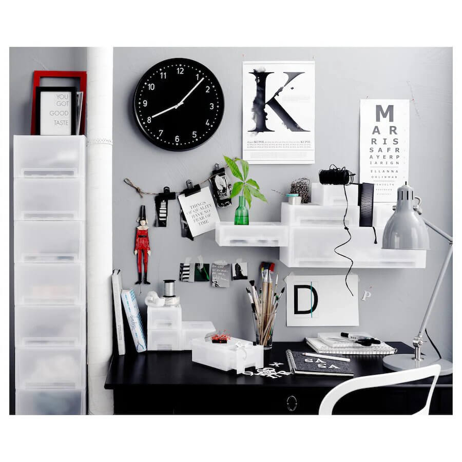 IKEA Bondis Wall Clock Black