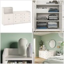 Ikea HAUGA Storage combination white 208x116 cm