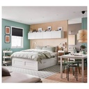 BRIMNES Bed Frame with Storage