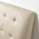 IKEA Kortgarden Ottoman Queen Bed| Upholstered| Storage| Kimstad Off-White
