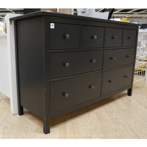 IKEA HEMNES Chest of 8 Drawers, Black-Brown 160X96 cm