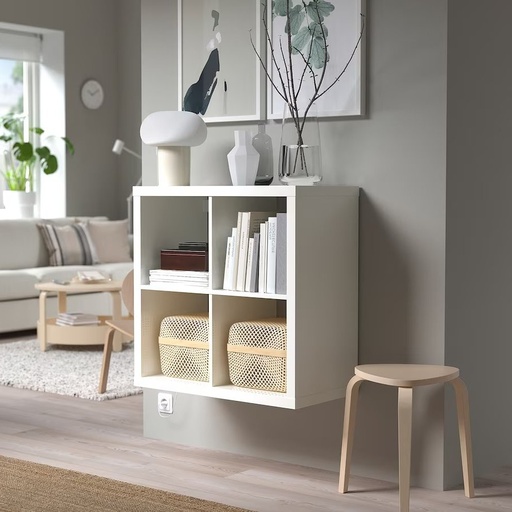 IKEA KALLAX Shelving Unit, White 77X77