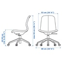 IKEA Langfjall Conference Chair Gunnared Beige-White