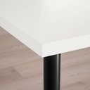 IKEA LAGKAPTEN - OLOV Desk White-Black 120X60 cm