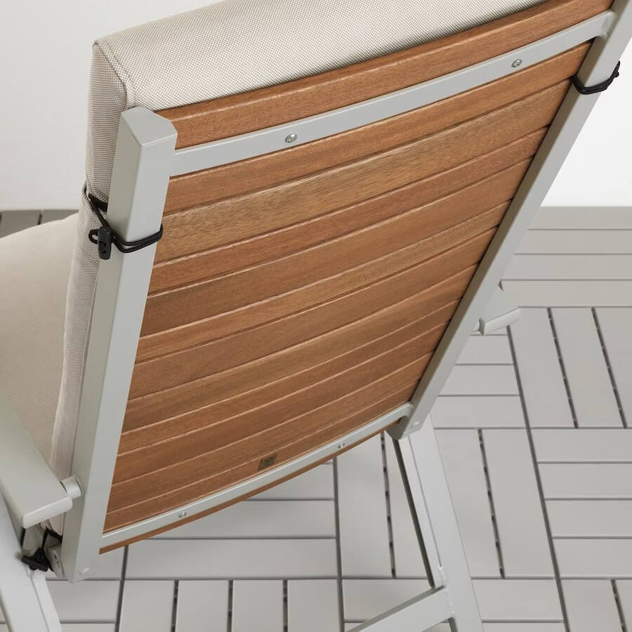 FROSON/DUVHOLMEN seat/back cushion, outdoor beige 116x45 cm