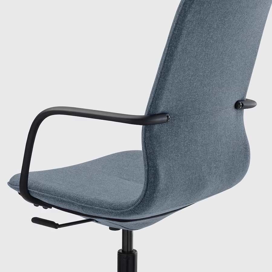 Ikea LANGFJALL conference chair with armrests Gunnared blue/black