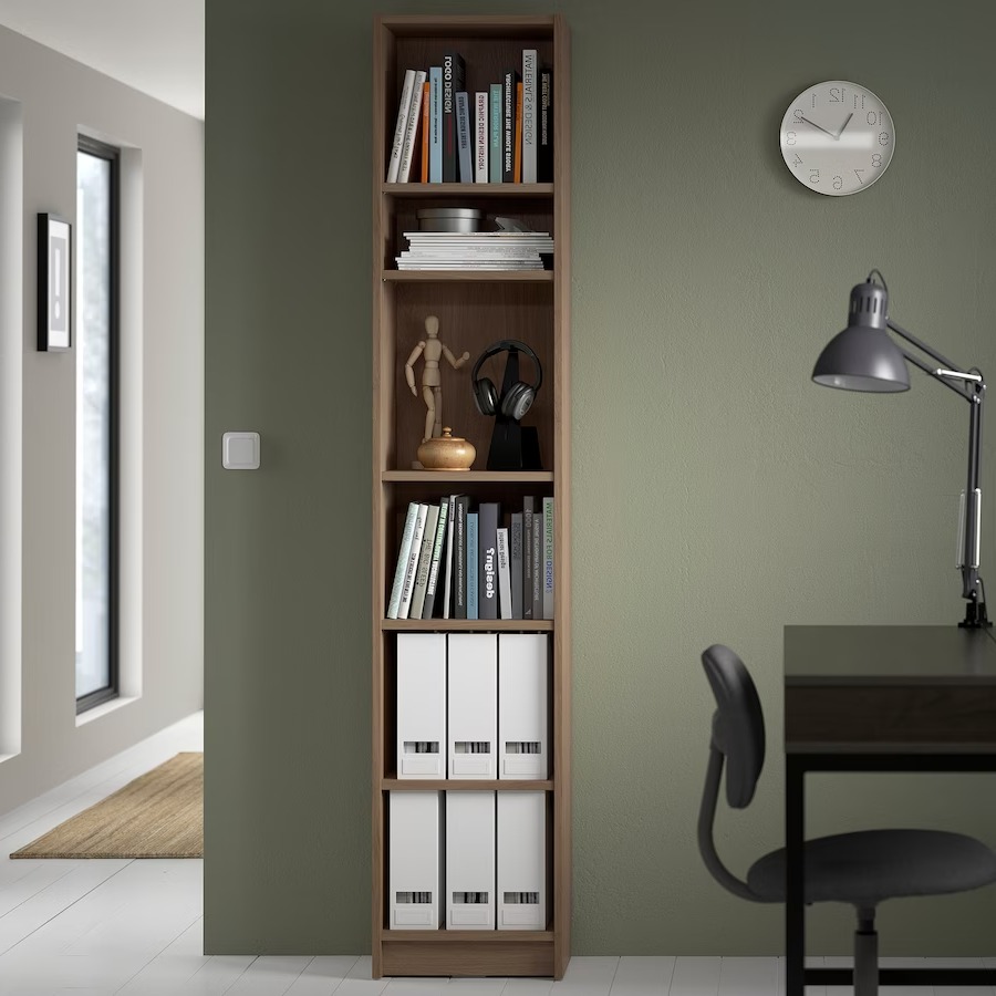 Ikea BILLY bookcase oak effect 40x28x202 cm