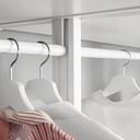 Ikea ELVARLI clothes rail white 40 cm