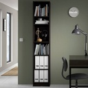 Ikea BILLY bookcase dark brown oak effect 40x28x202 cm