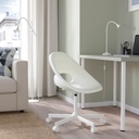 Ikea LOBERGET / MALSKAR swivel chair white