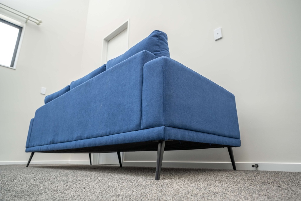 Hangzhou 3 Seater Couch,Denim Blue