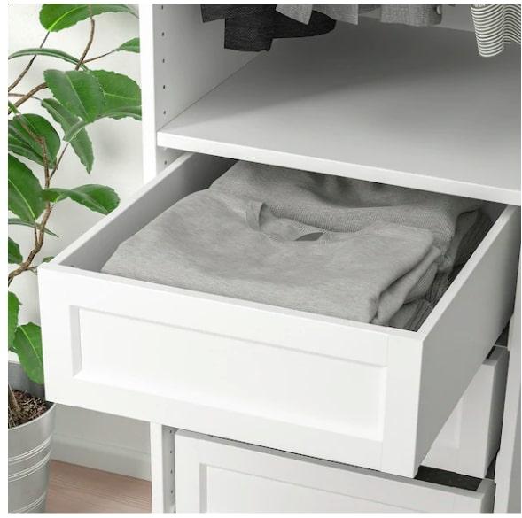 Ikea KOMPLEMENT Drawer with framed front, white, 50x58 cm