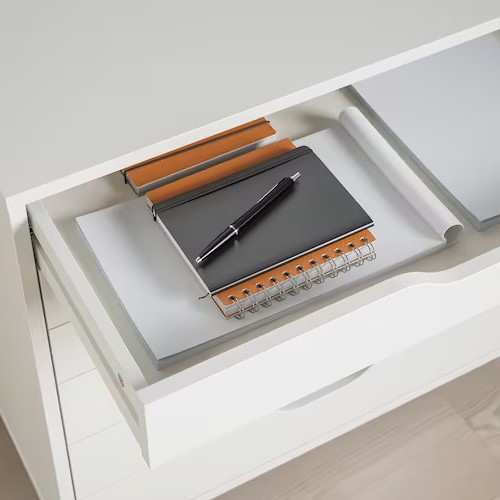 IKEA ALEX Drawer Unit on Castors White 67X66 cm
