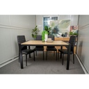 IDIYA KARIBA 1+6 Dining Set, Black