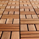 IKEA Runnen Floor Decking, Outdoor, Brown Stained Brown - 9 Pack