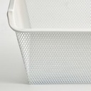IKEA KOMPLEMENT Mesh Basket with Pull-out  Rail, White50X58 cm