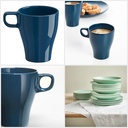 FARGRIK Mug, Dark Turquoise