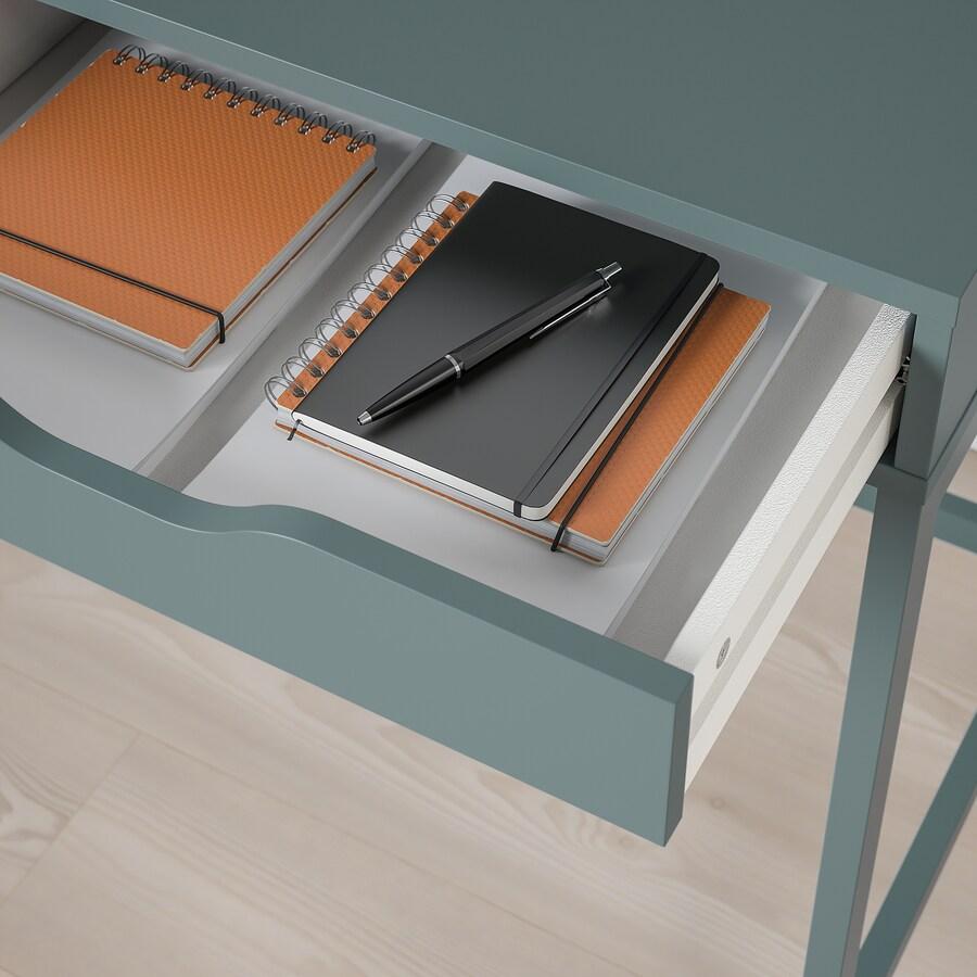 ALEX Desk Grey-Turquoise 100X48 cm