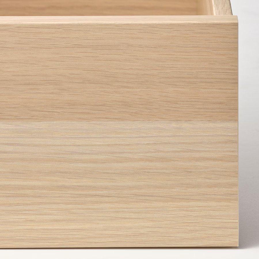 KOMPLEMENT Drawer, White Stained Oak Effect, 50X35 cm