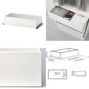 Ikea KOMPLEMENT drawer white 75x35 cm