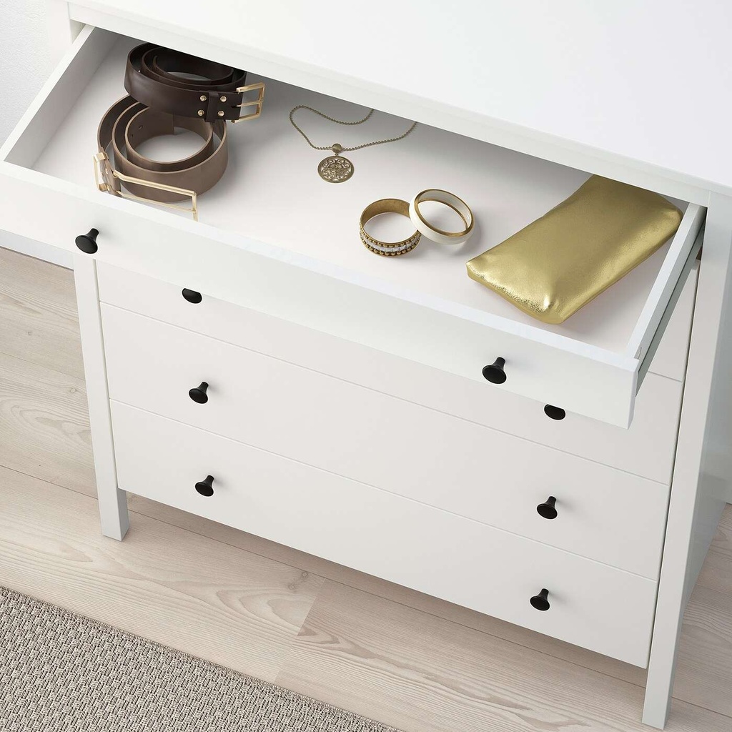 Ikea KOPPANG chest of 5 drawers white 90x114 cm