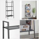 LERBERG Shelf Unit, Dark Grey 60X148