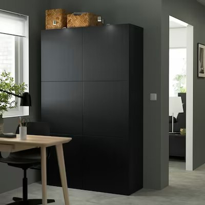 IKEA Lappviken Door, Black-Brown, 60X64 cm