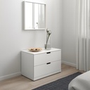 NORDLI chest of 2 drawers white 80x54 cm