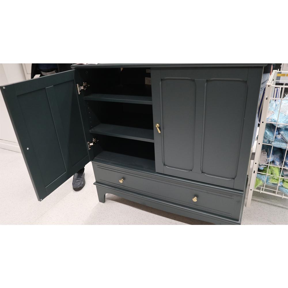 Ikea LOMMARP Cabinet, dark blue-green 102x101 cm