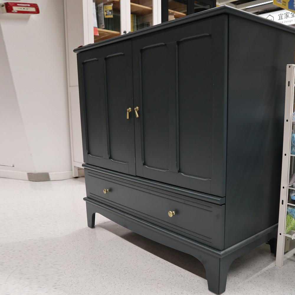 Ikea LOMMARP Cabinet, dark blue-green 102x101 cm