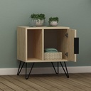 ANTIOCH BEDSIDE TABLE - OAK - OAK